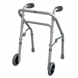 Andador triangular de alumínio Infantil com 2 rodas - Mercur