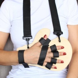 Prancha fisioterápica para as mãos